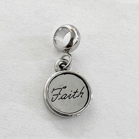 Faith Silver Charm  - Picture 2 of 3